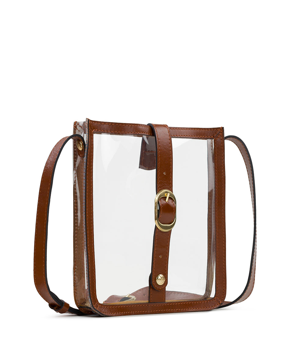 Female - Venezia Crossbody Bag - Clear Bag - tan - by Patricia Nash - View 3 of 4