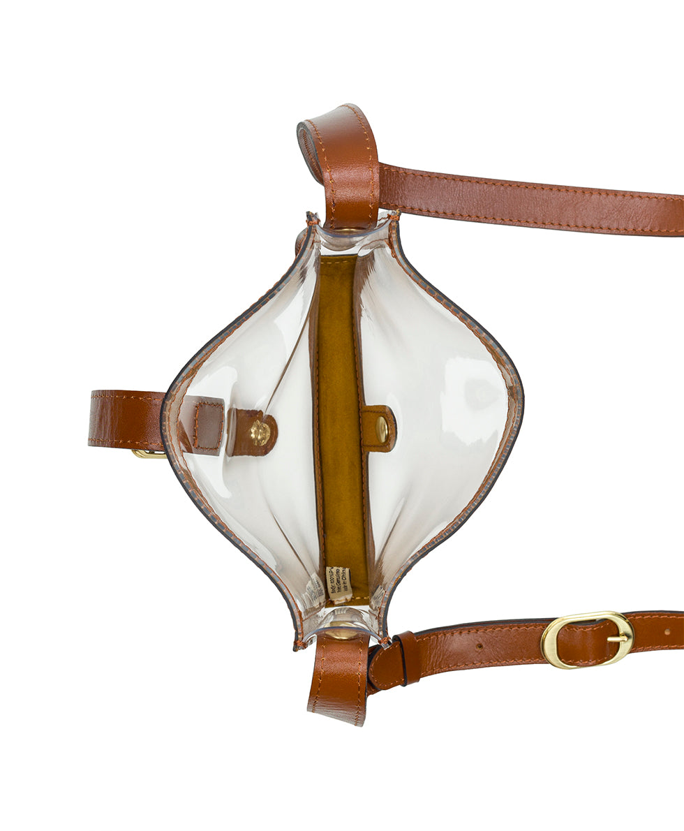 Female - Venezia Crossbody Bag - Clear Bag - tan - by Patricia Nash - View 4 of 4
