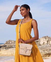 Marciana Flap Crossbody - Burnished Tooled Colors
