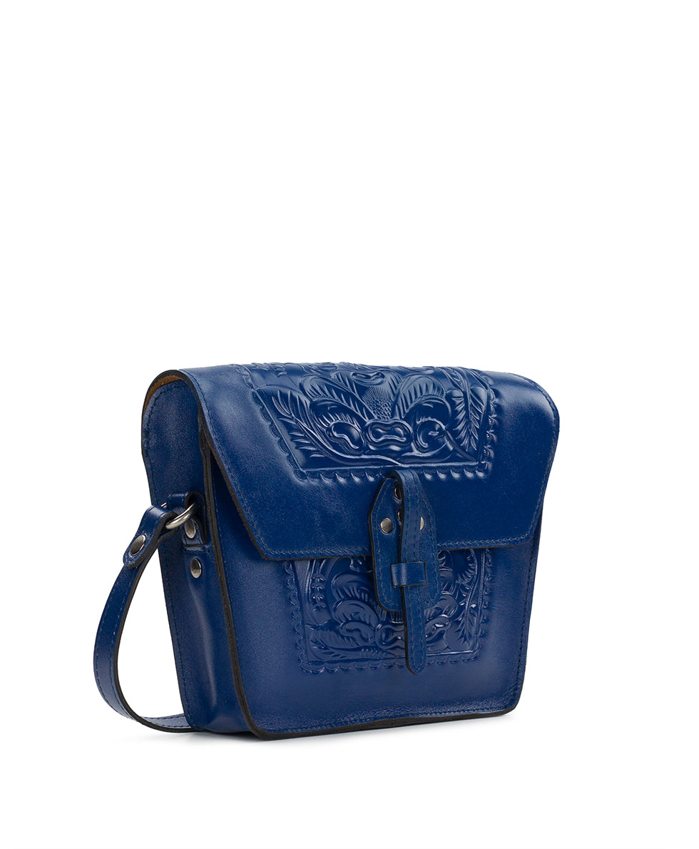 Female - Marciana Flap Crossbody - Burnished Tooled Colors - tan - by Patricia Nash - View 35 of 43