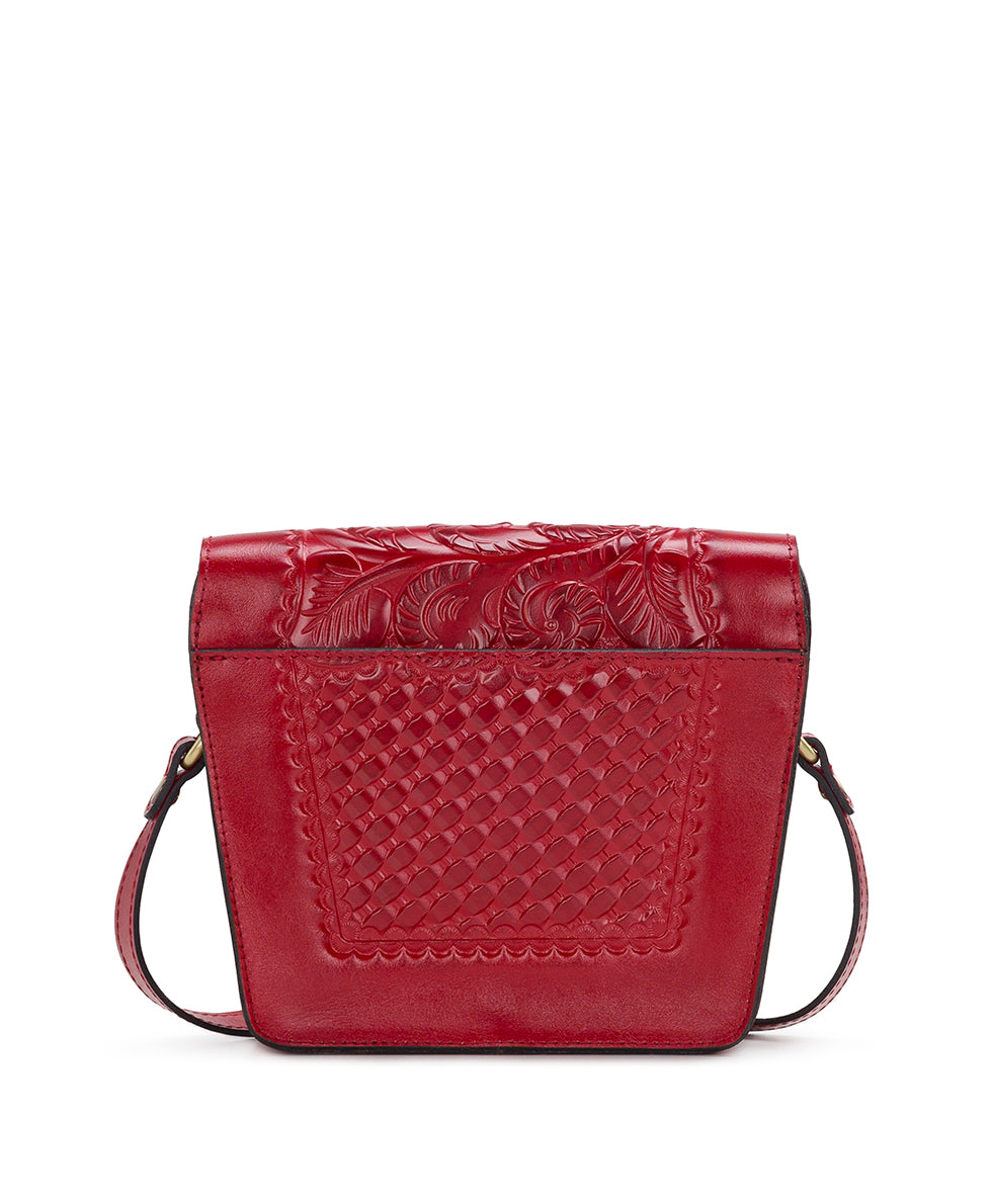 Female - Marciana Flap Crossbody - Burnished Tooled Colors - tan - by Patricia Nash - View 14 of 43