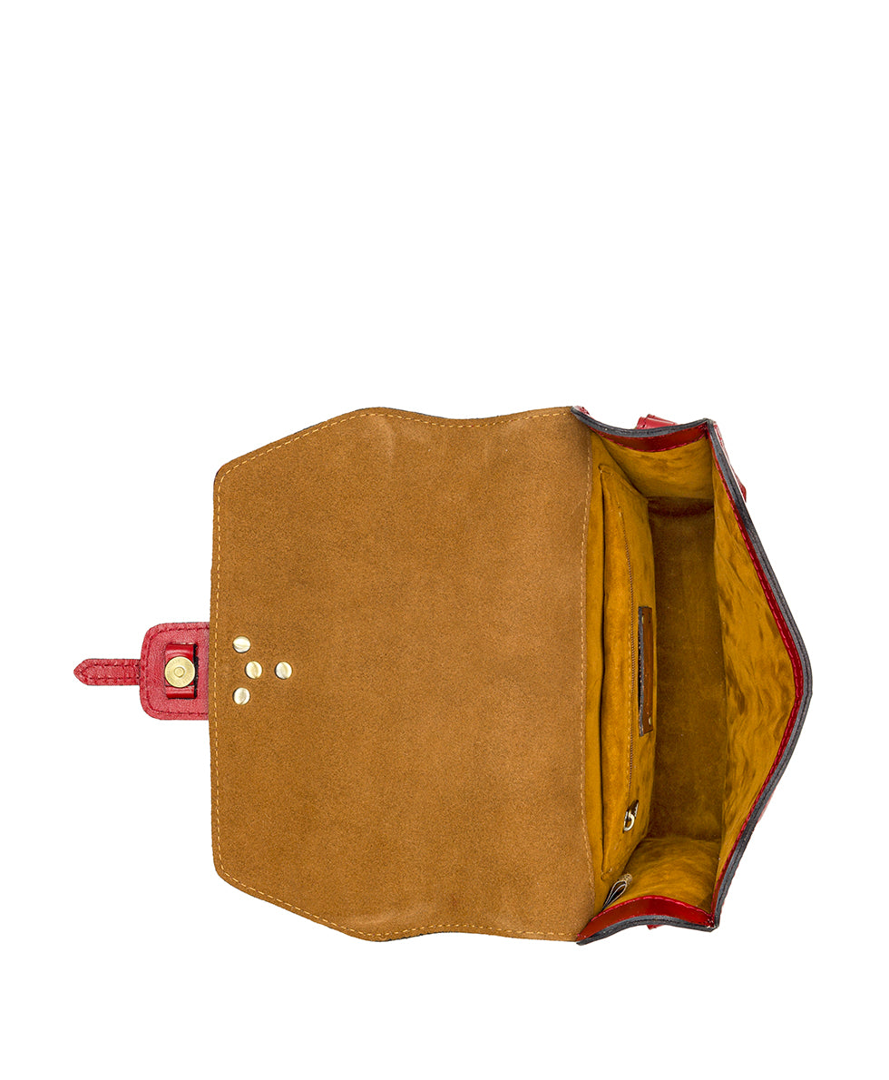 Female - Marciana Flap Crossbody - Burnished Tooled Colors - tan - by Patricia Nash - View 16 of 43