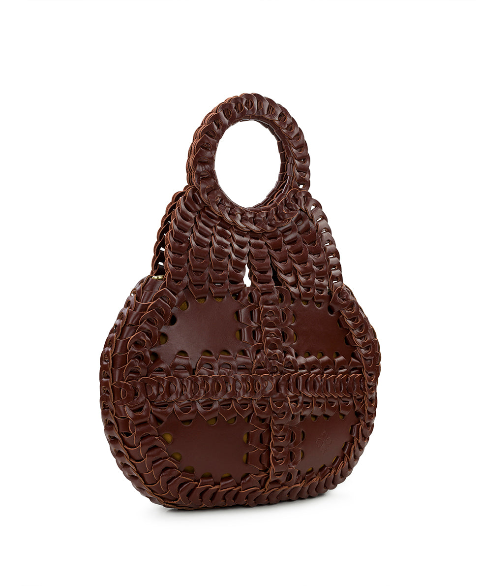 Pisticci Flapover Crossbody Bag - Chainlink Leather – Patricia Nash
