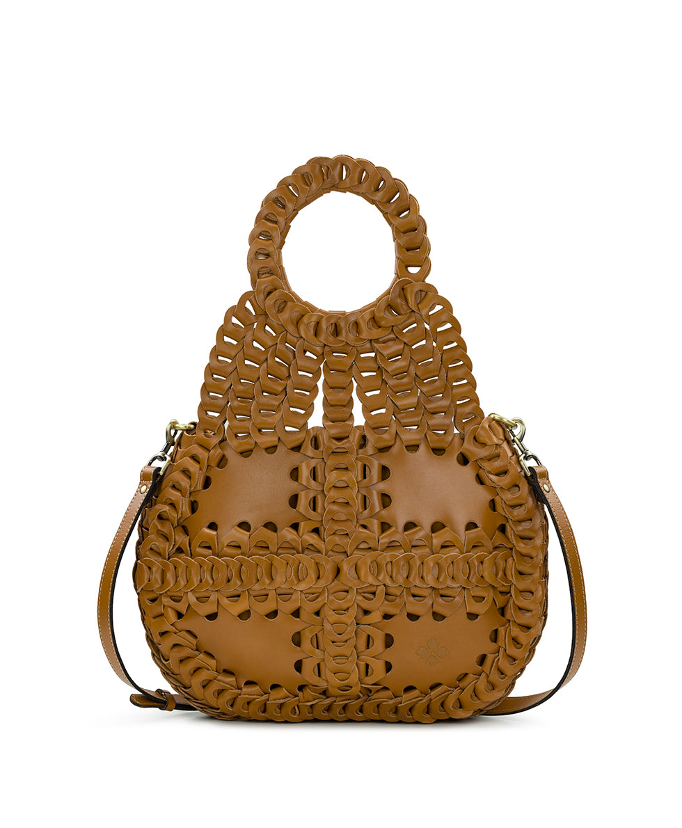 Female - Pisticci Flapover Crossbody Bag - Chainlink Leather - florence - by Patricia Nash - View 6 of 60