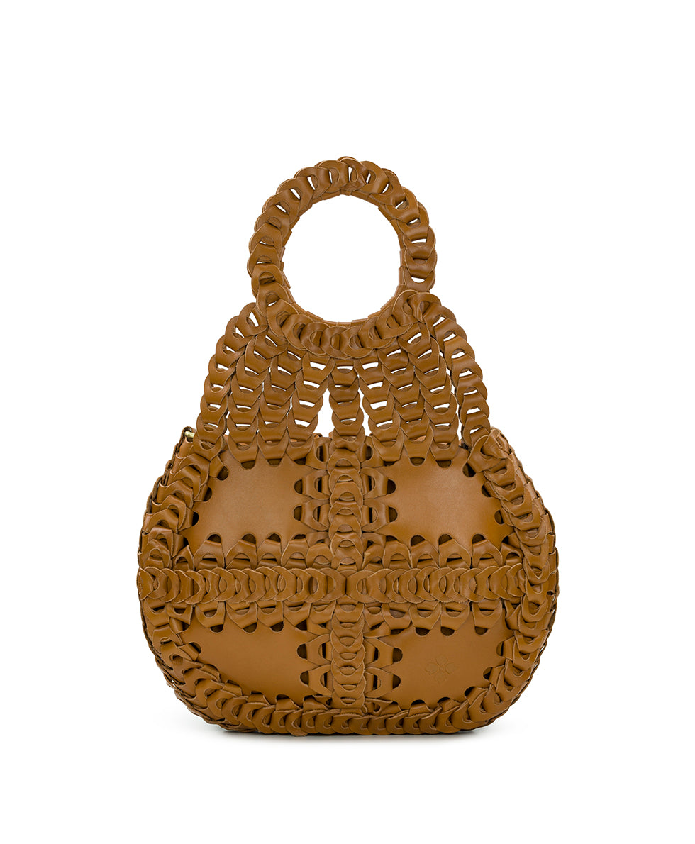 Female - Pisticci Flapover Crossbody Bag - Chainlink Leather - florence - by Patricia Nash - View 8 of 60