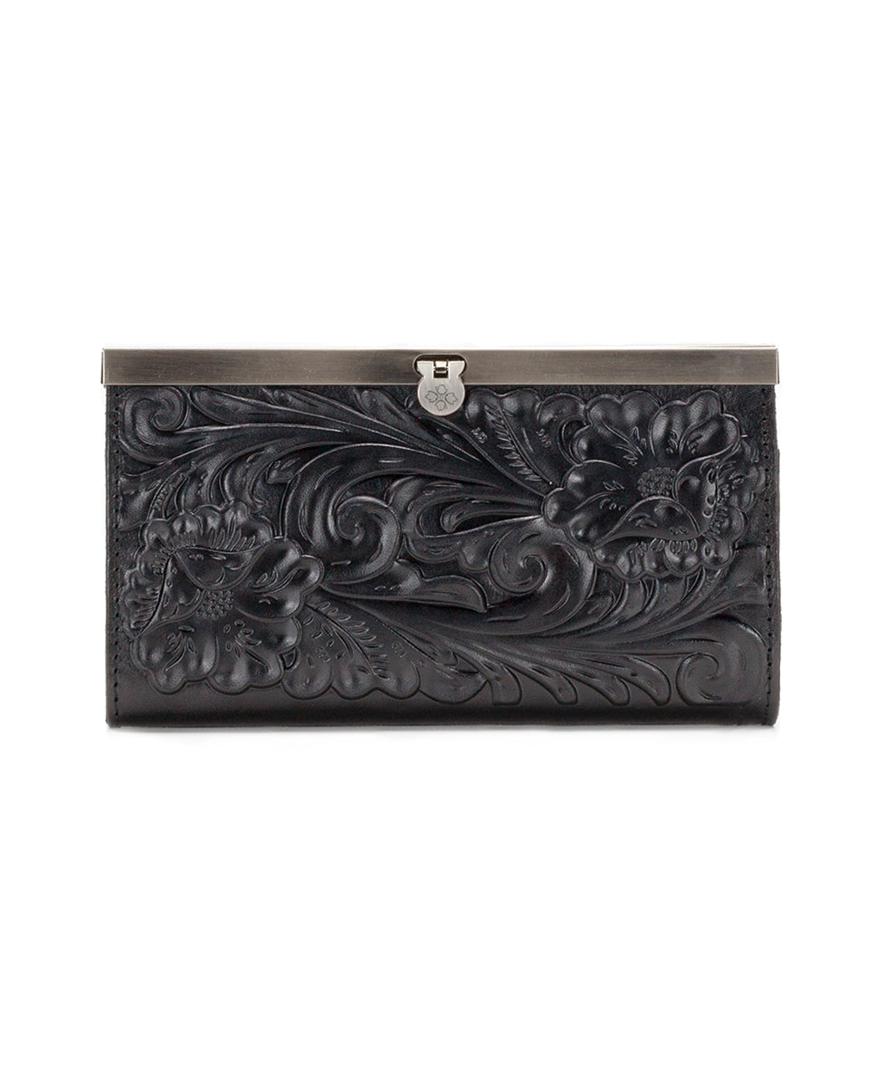 Female - Cauchy Wallet - Tooled - black - by Patricia Nash - View 10 of 12