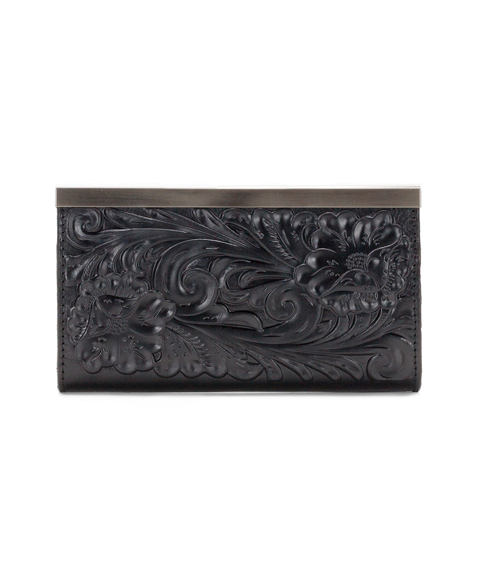 Female - Cauchy Wallet - Tooled - black - by Patricia Nash - View 11 of 12