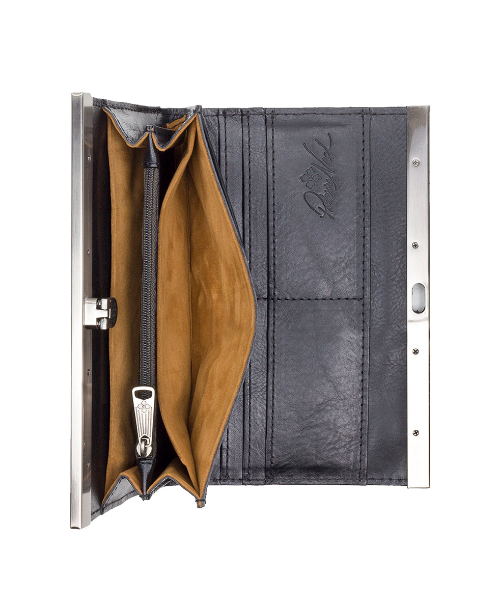 Female - Cauchy Wallet - Tooled - black - by Patricia Nash - View 12 of 12