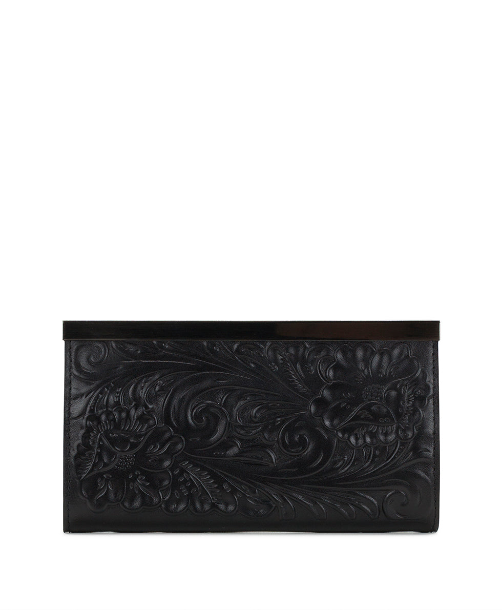 Female - Cauchy Wallet - Tooled - black - by Patricia Nash - View 10 of 15