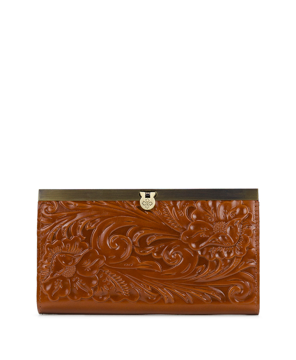 Female - Cauchy Wallet - Tooled - black - by Patricia Nash - View 1 of 15