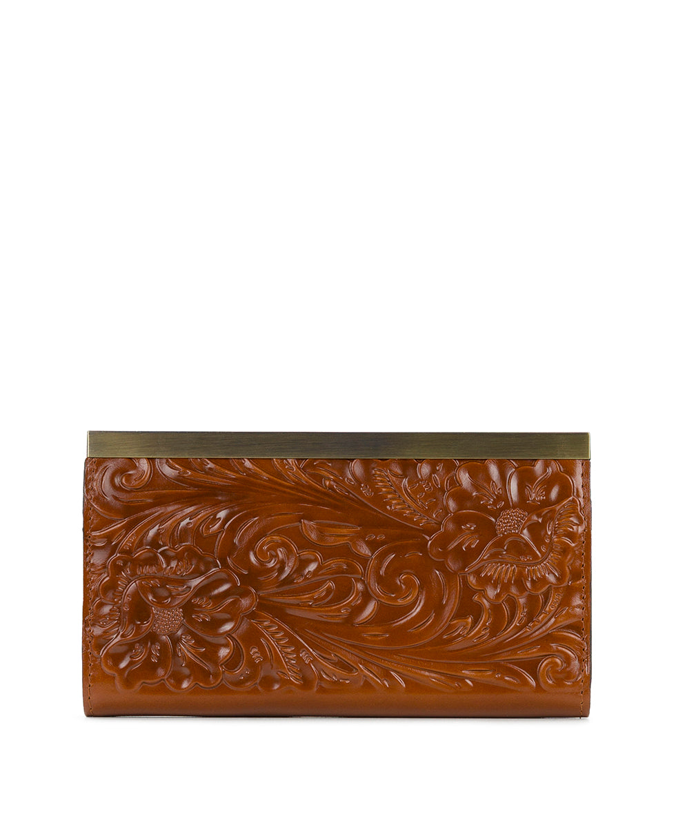 Female - Cauchy Wallet - Tooled - black - by Patricia Nash - View 2 of 15