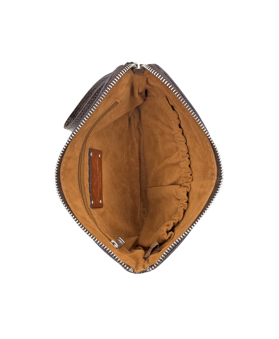 Female - Cassini Wristlet - Tooled Turquoise - light turquoise - by Patricia Nash - View 6 of 8