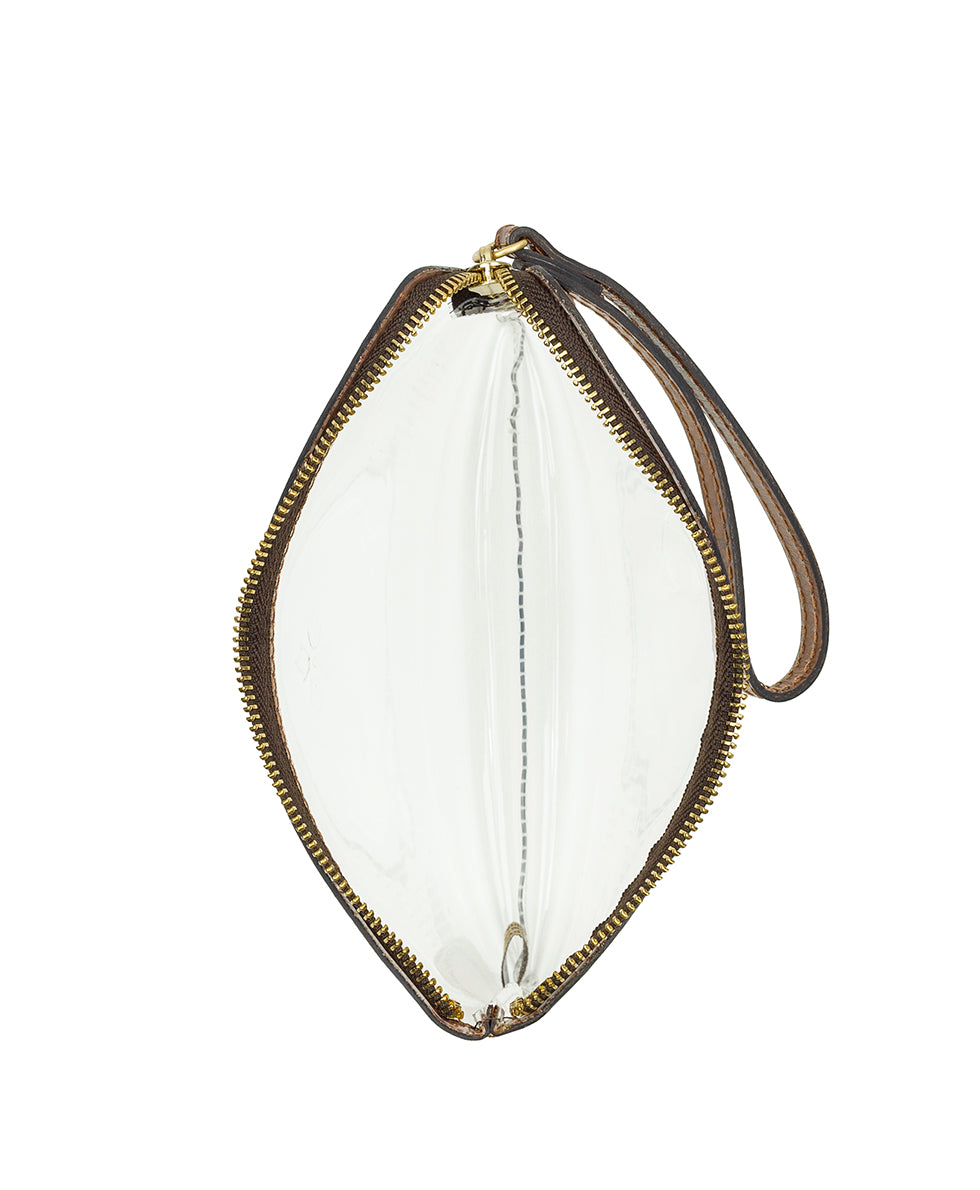Female - Cassini Wristlet - Clear Bag - signature map - by Patricia Nash - View 3 of 3