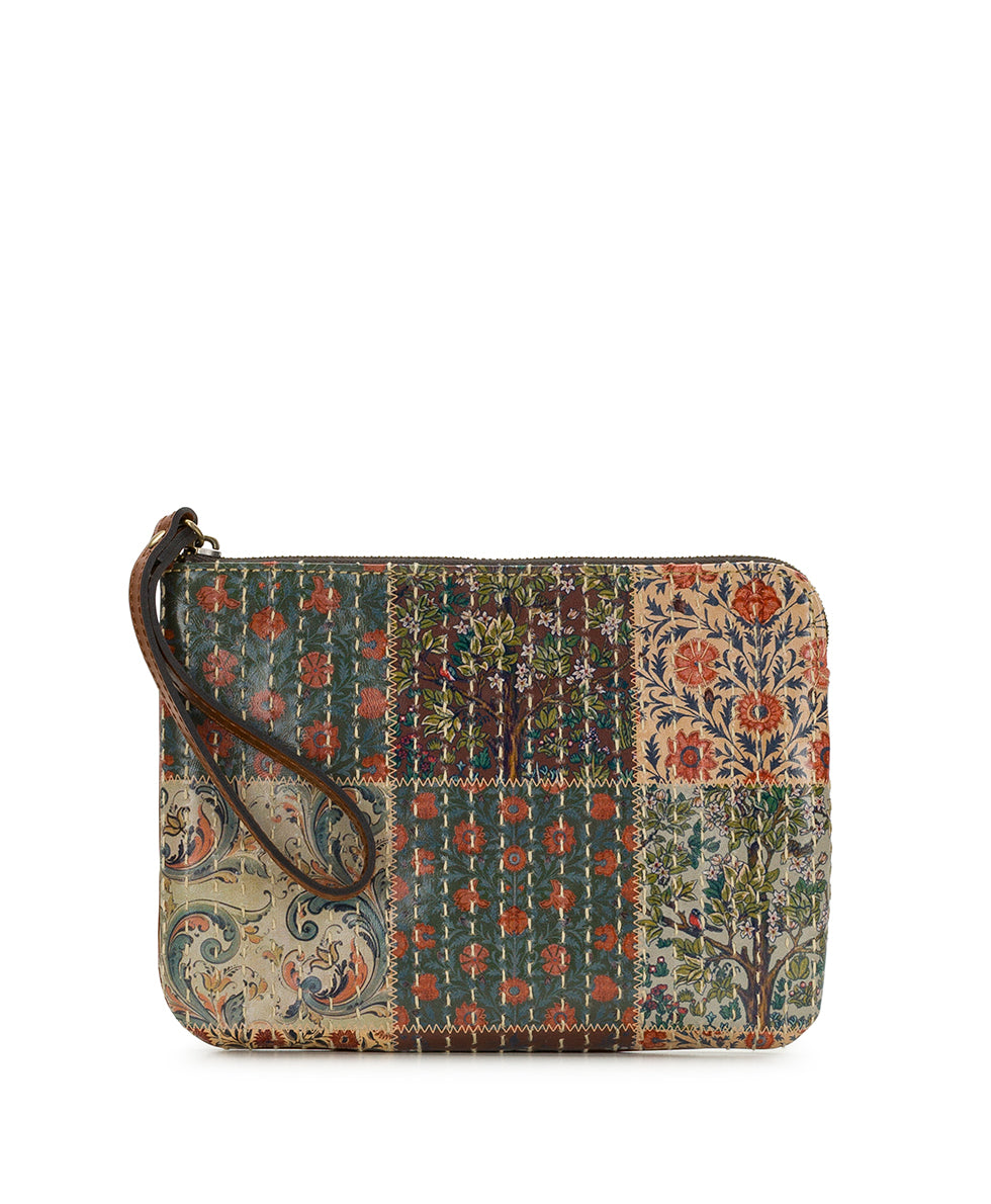 Female - Cassini Wristlet | Nordic Quilted Patchwork | Nordic Patchwork - nordic patchwork - by Patricia Nash - View 1 of 3