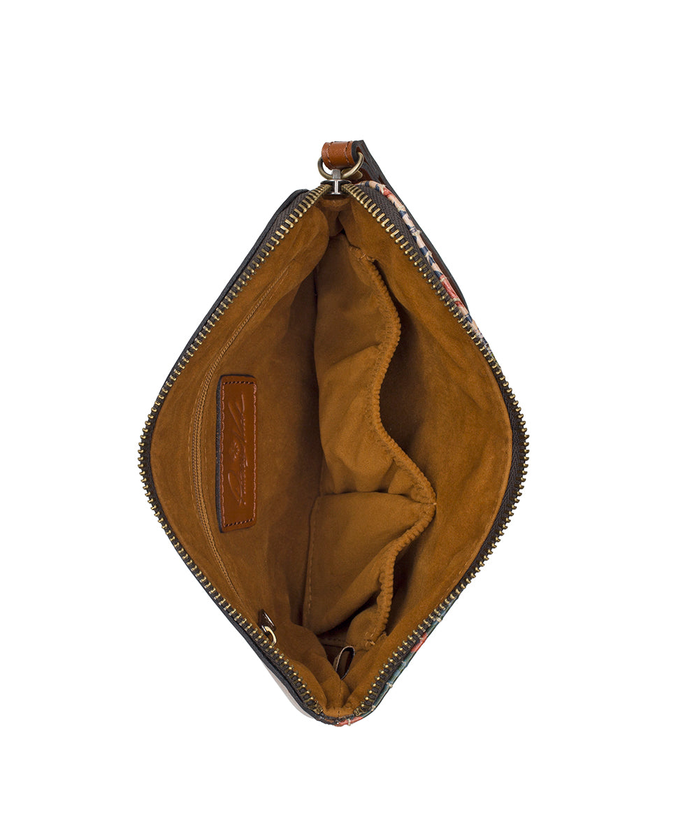 Female - Cassini Wristlet | Nordic Quilted Patchwork | Nordic Patchwork - nordic patchwork - by Patricia Nash - View 3 of 3