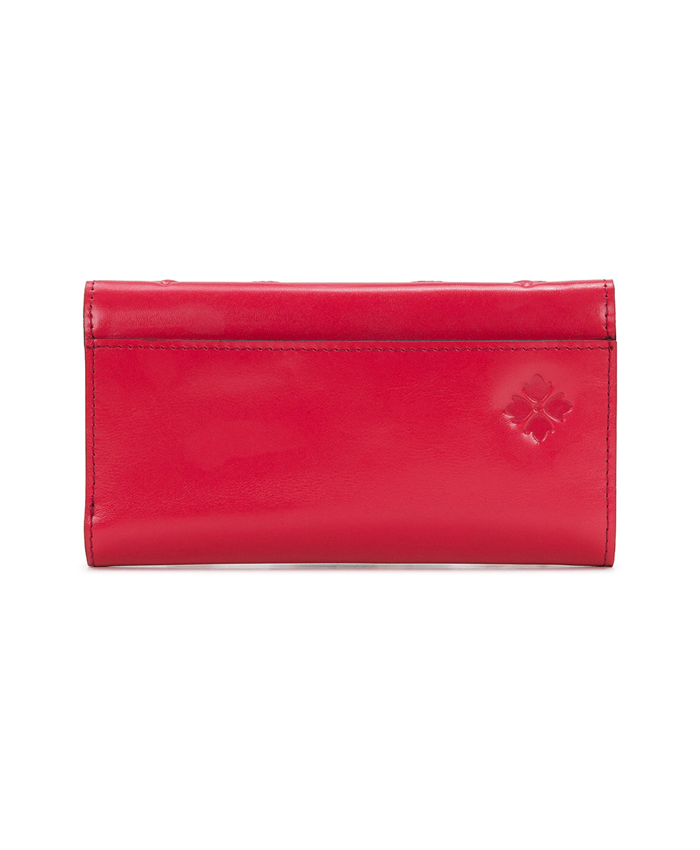 Terresa Wallet - Vintage Vegetable Tanned Rose Tooled - passion - by Patricia Nash - View 2 of 4