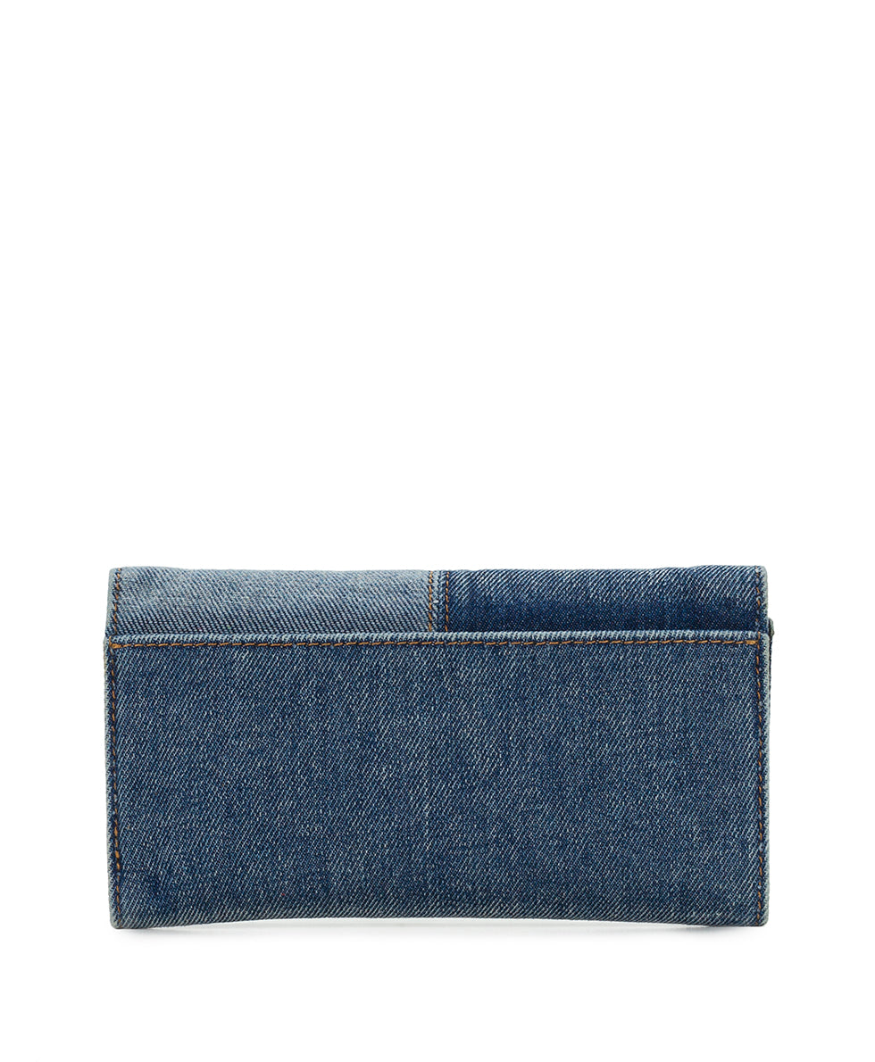 Female - Terresa Wallet - Patchwork Denim - dark denim/light denim - by Patricia Nash - View 2 of 5