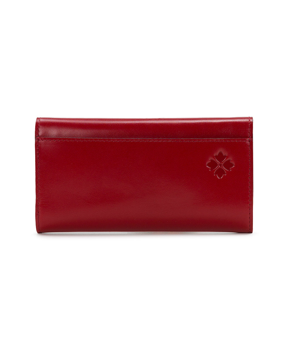 Female - Terresa Wallet - Mini Rose Tooled - rosewood - by Patricia Nash - View 2 of 4