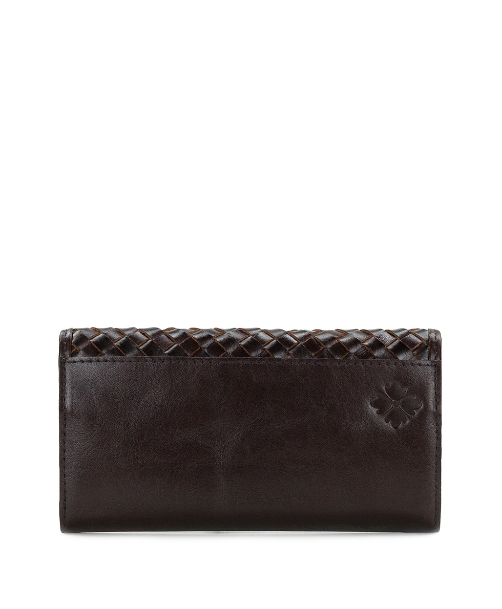 Female - Terresa Wallet - Hand Stained Woven - chocolate - by Patricia Nash - View 2 of 4
