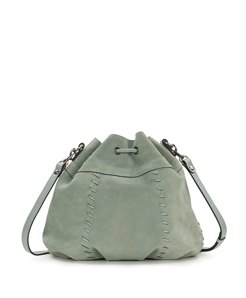 Female - Picerno Drawstring | Suede Leather | Nordic Blue - nordic blue - by Patricia Nash - View 3 of 5