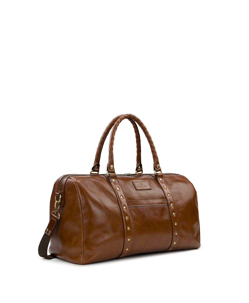 Milano Weekender Duffel Bag - Vintage Distressed Leather