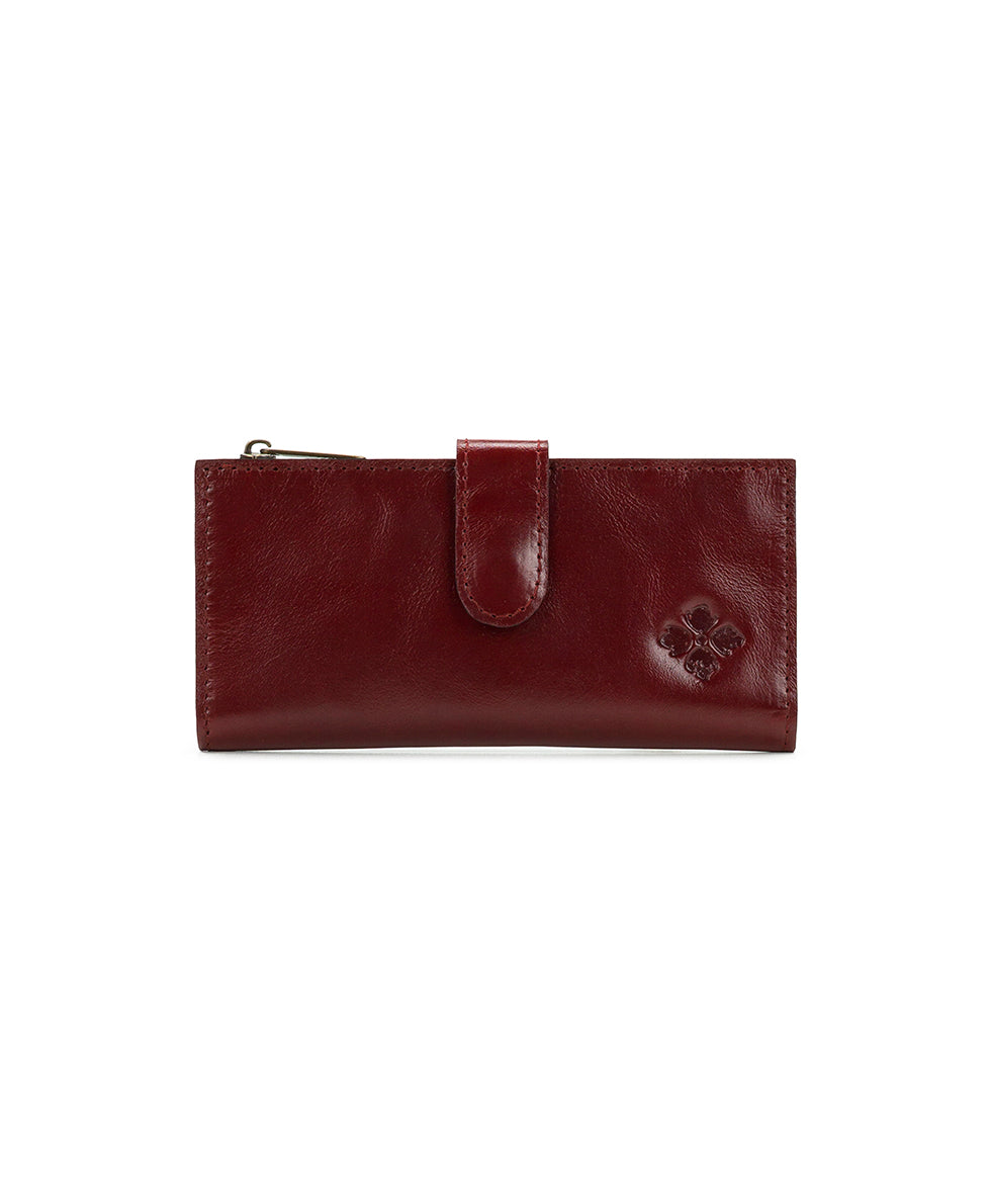 Nazari Wallet - Vintage Distressed Leather - rosewood - by Patricia Nash - View 9 of 30