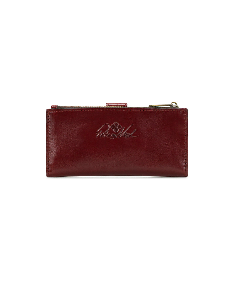 Nazari Wallet - Vintage Distressed Leather - rosewood - by Patricia Nash - View 10 of 30