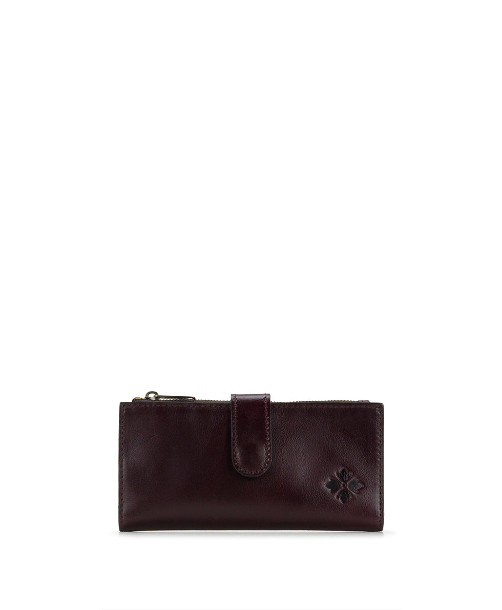 Female - Nazari Wallet | Vintage Distressed | Plum - plum - by Patricia Nash - View 1 of 4