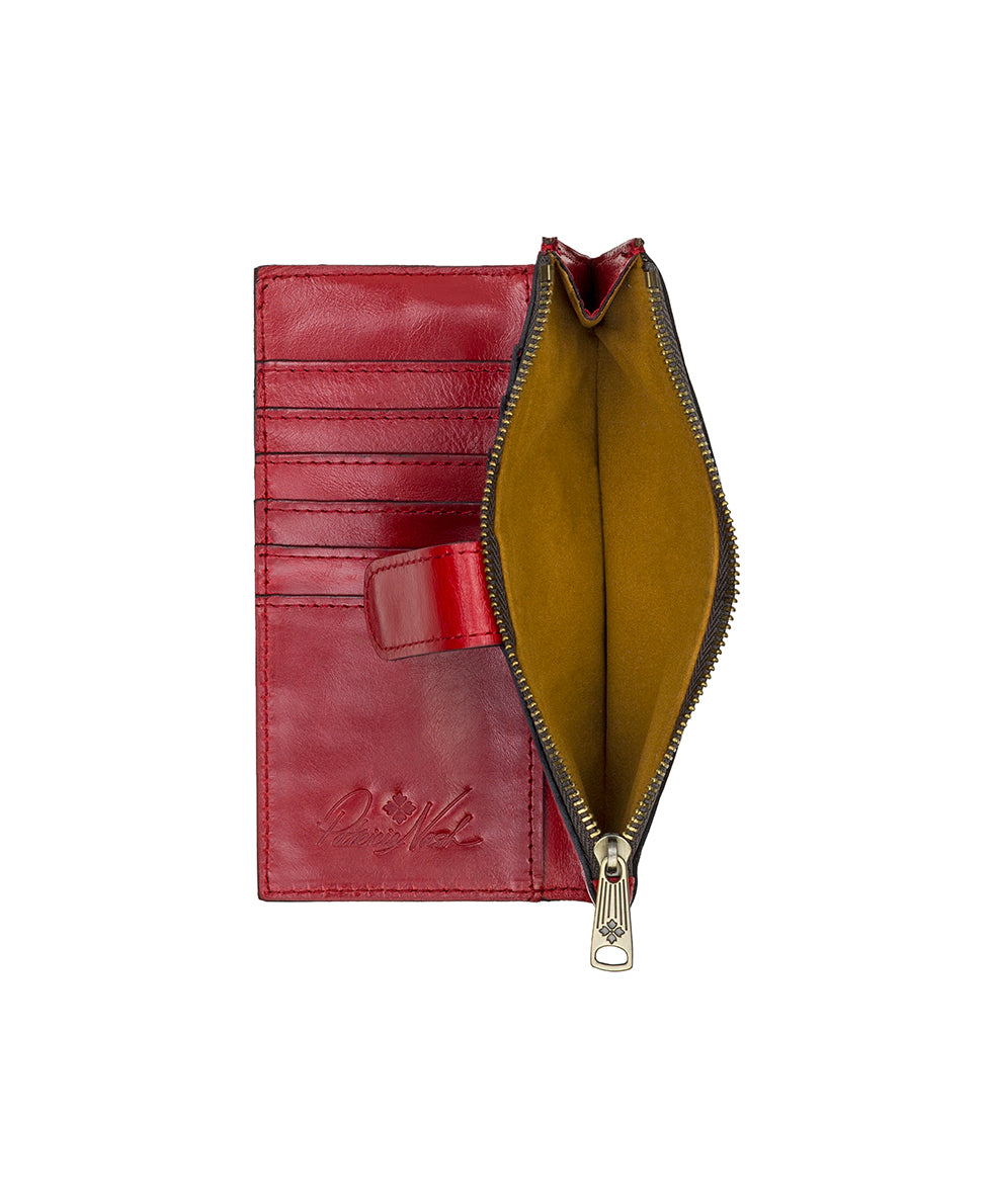 Nazari Wallet - Vintage Distressed Leather - rosewood - by Patricia Nash - View 4 of 4