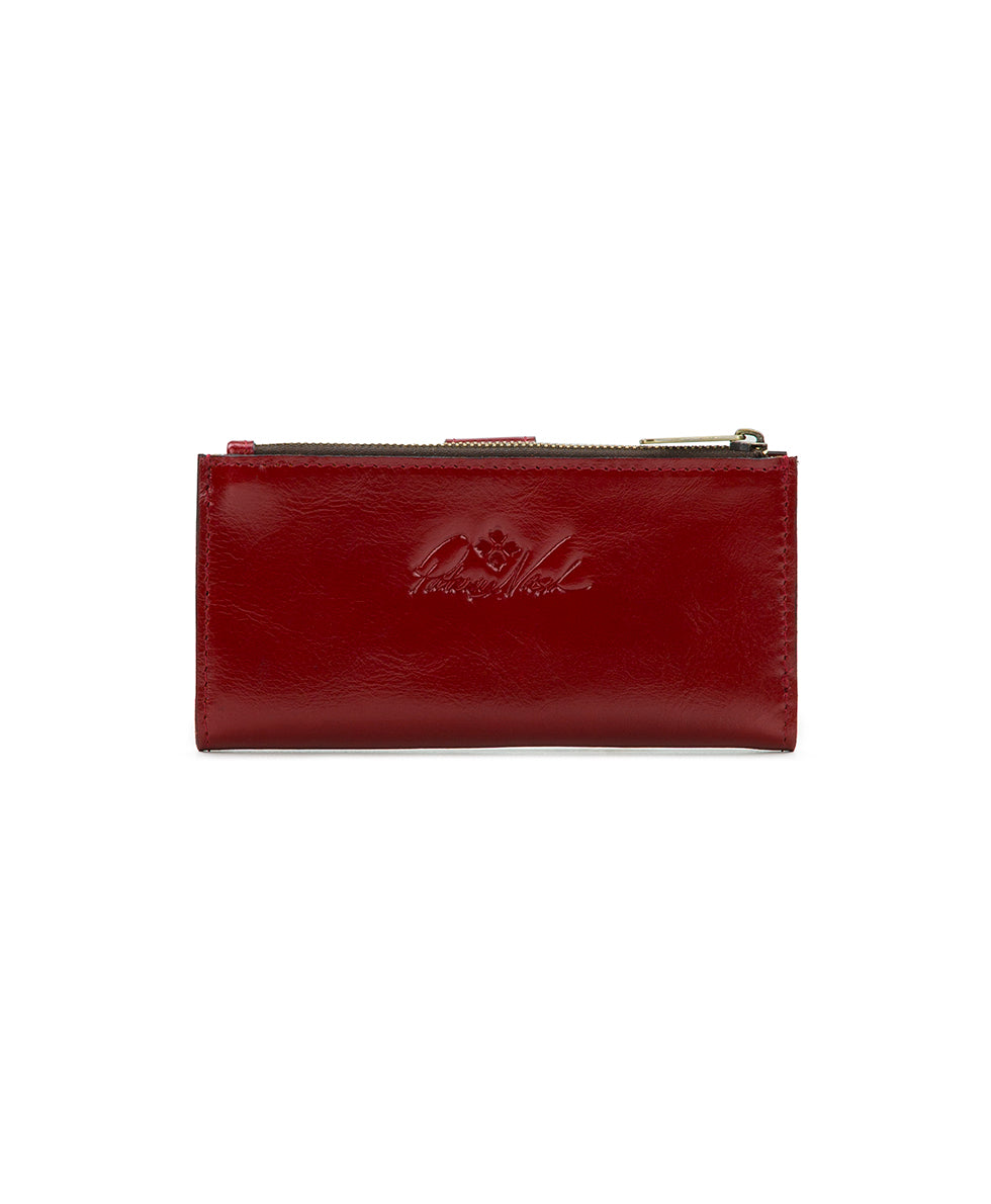 Nazari Wallet - Vintage Distressed Leather - rosewood - by Patricia Nash - View 6 of 30