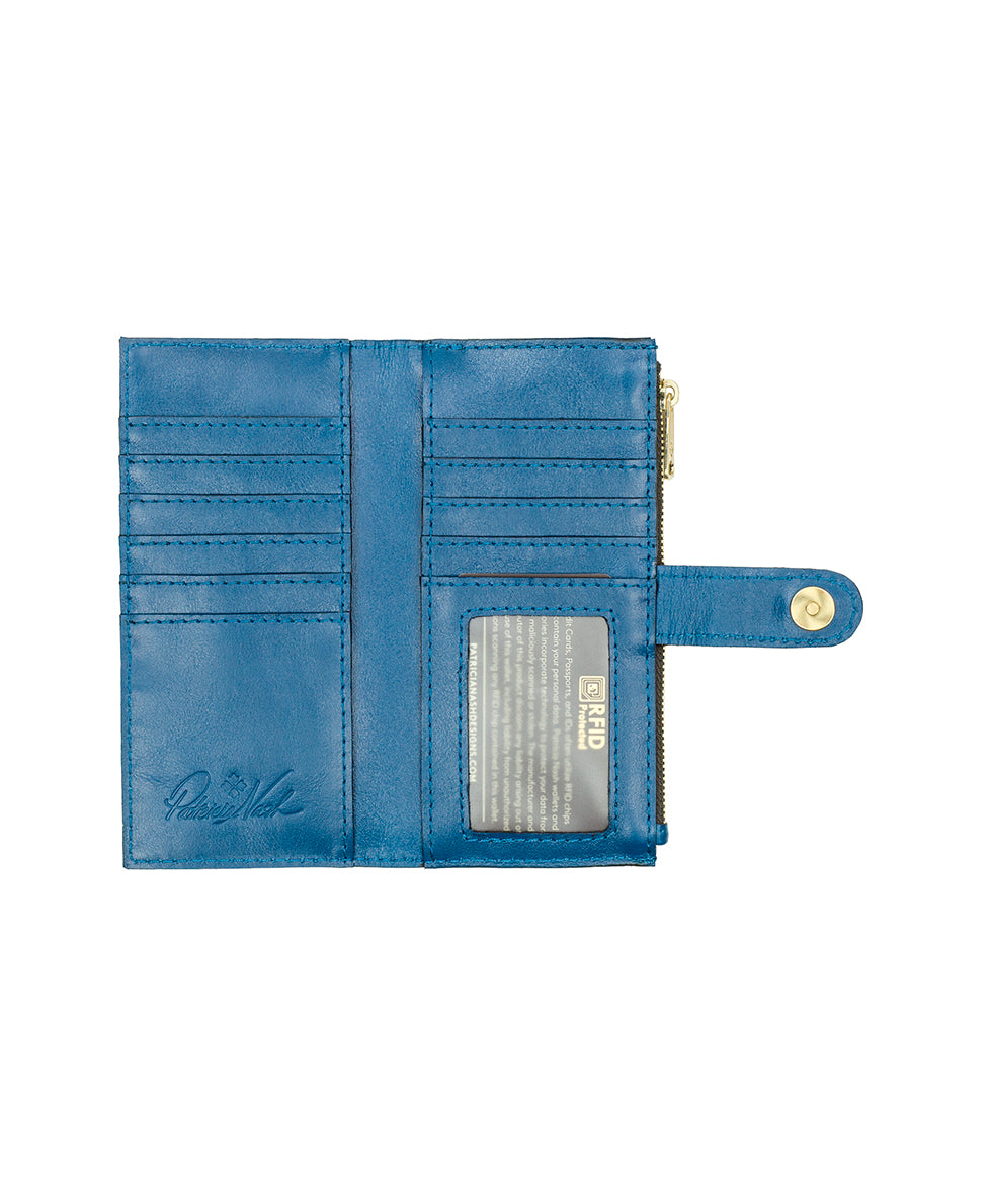Female - Nazari Wallet - Greek Floral Print - greek floral print - by Patricia Nash - View 3 of 4