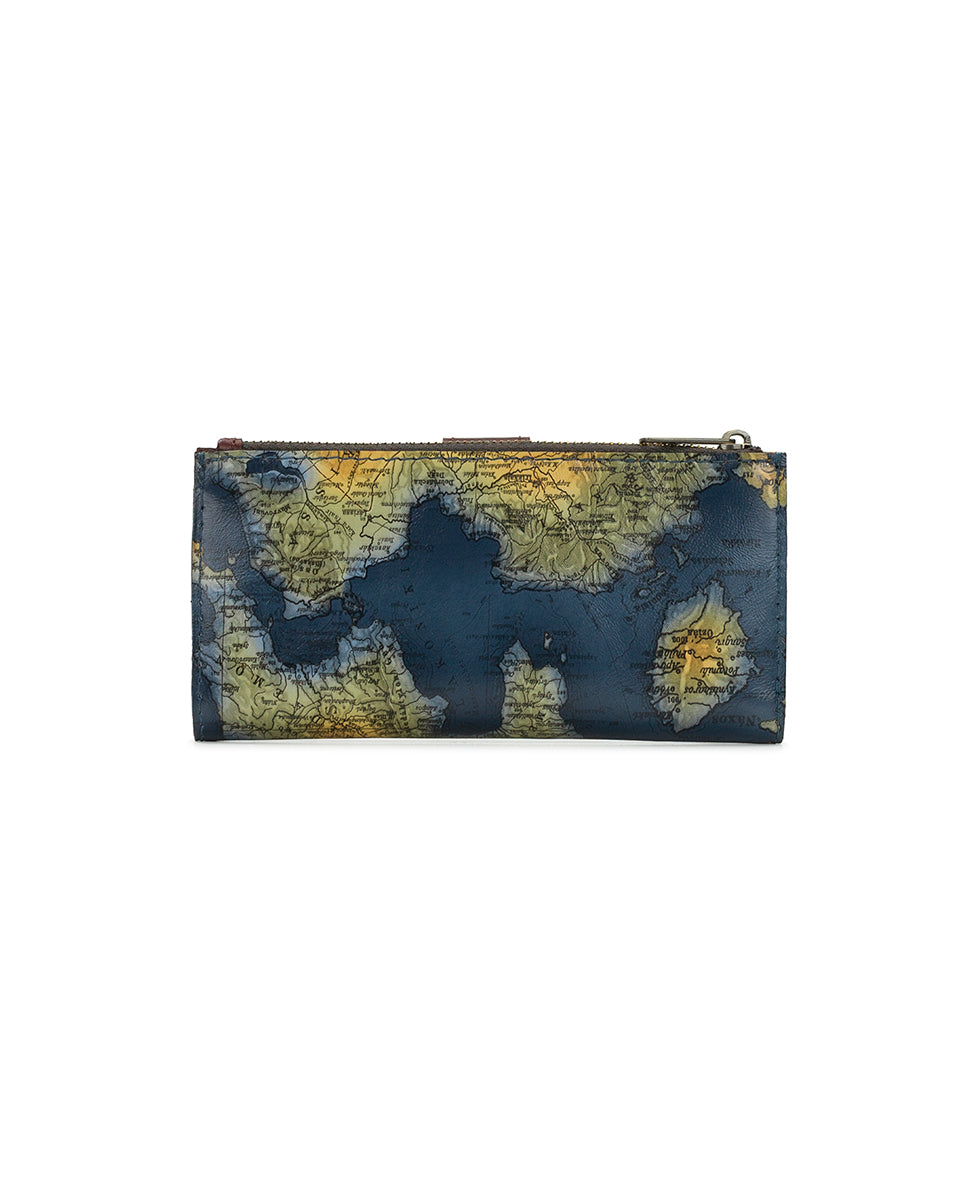 Female - Nazari Wallet  - Greek Map - greek map - by Patricia Nash - View 2 of 4