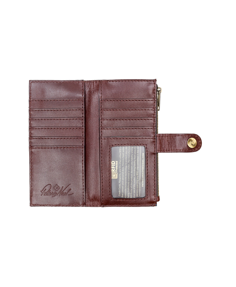 Female - Nazari Wallet  - Greek Map - greek map - by Patricia Nash - View 3 of 4
