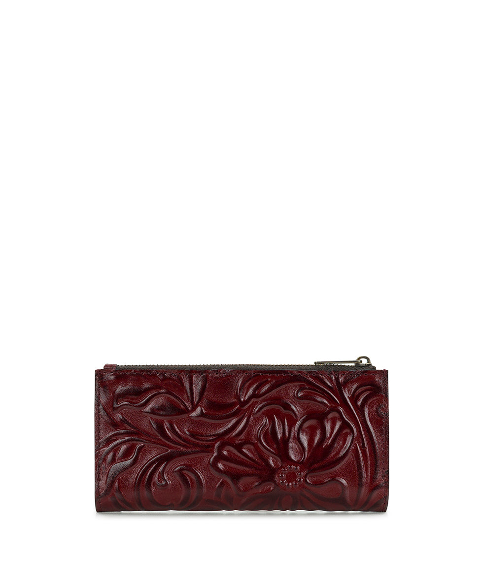 Female - Nazari Wallet - Classic Tooled - oxblood - by Patricia Nash - View 2 of 4