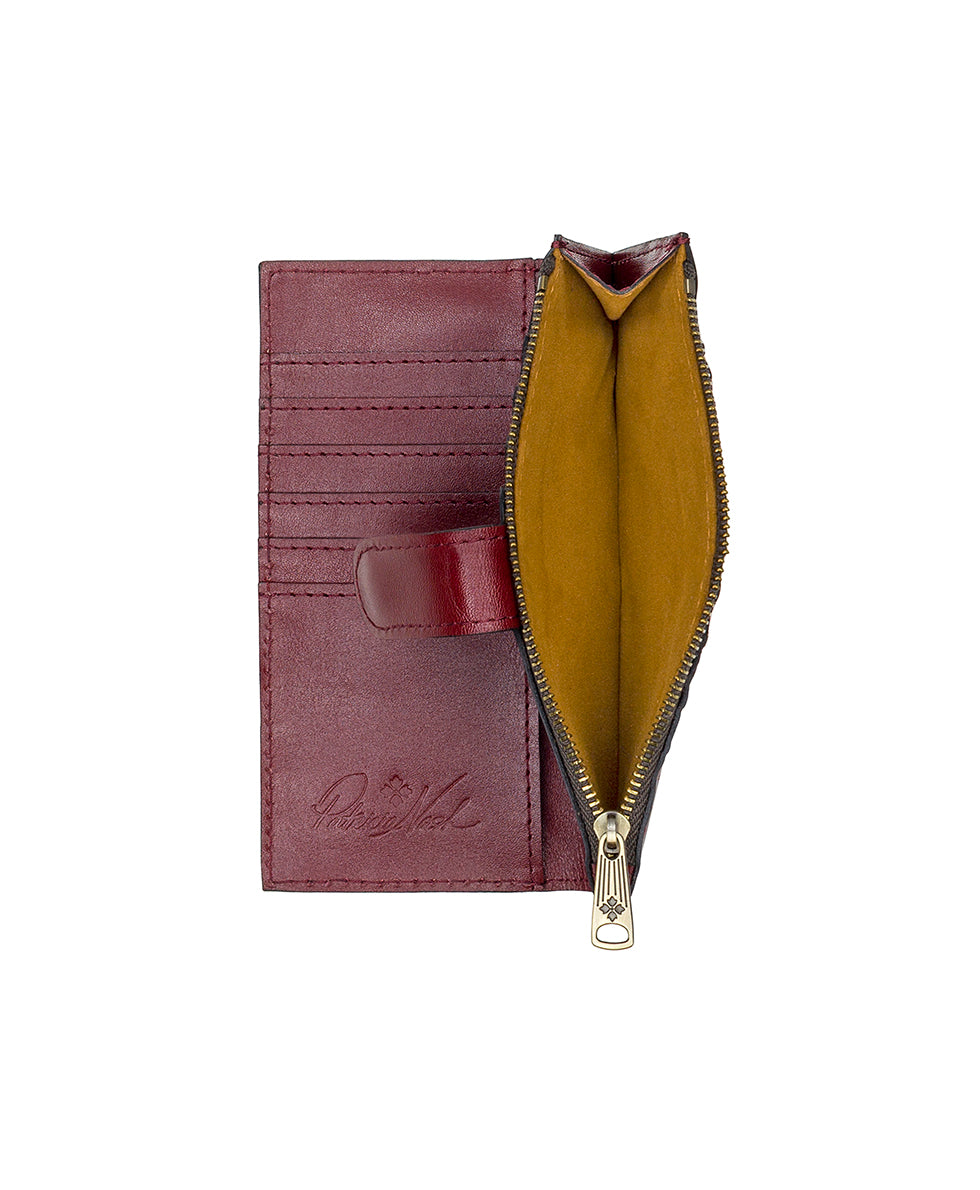 Female - Nazari Wallet - Classic Tooled - oxblood - by Patricia Nash - View 4 of 4