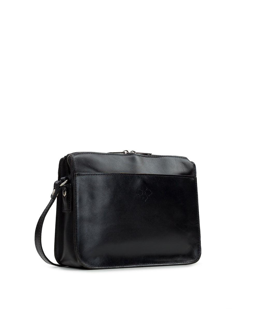 Nazaire Top Zip Crossbody Bag - Heritage - black - by Patricia Nash - View 3 of 4