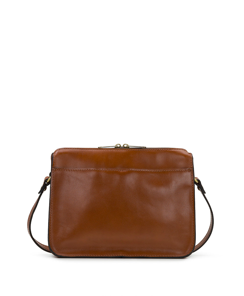 Nazaire Top Zip Crossbody Bag - Heritage - black - by Patricia Nash - View 6 of 10