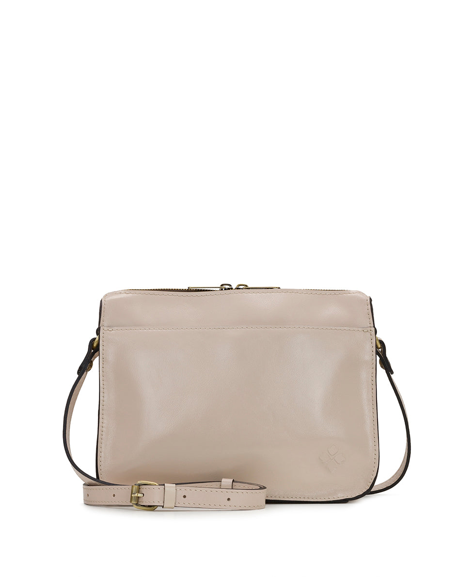 Female - Nazaire Crossbody - Vintage Distressed Leather - chalk white - by Patricia Nash - View 1 of 4