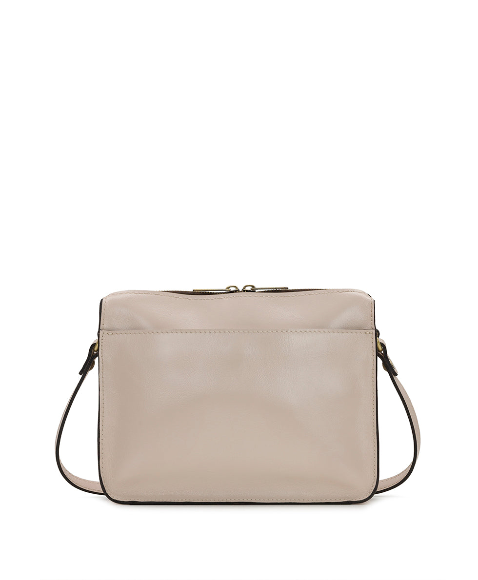 Female - Nazaire Crossbody - Vintage Distressed Leather - chalk white - by Patricia Nash - View 2 of 4