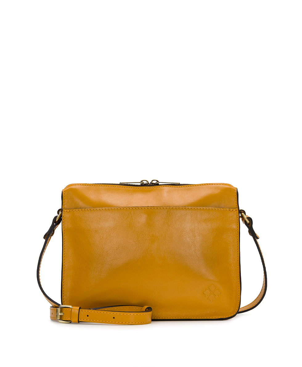 Female - Nazaire Crossbody - Vintage Distressed Leather - chalk white - by Patricia Nash - View 9 of 15