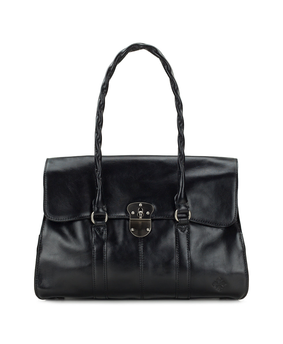 Female - Vienna Satchel - Vintage Distressed - black - by Patricia Nash - View 1 of 11