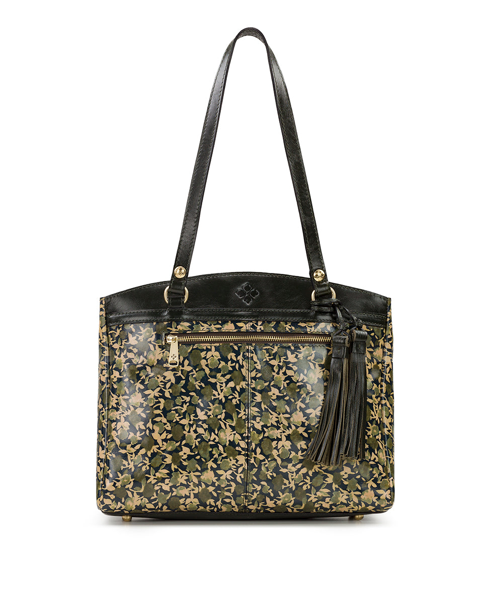 Poppy Tote w/ Tassel - Olive Groves - olive green - by Patricia Nash - View 1 of 5