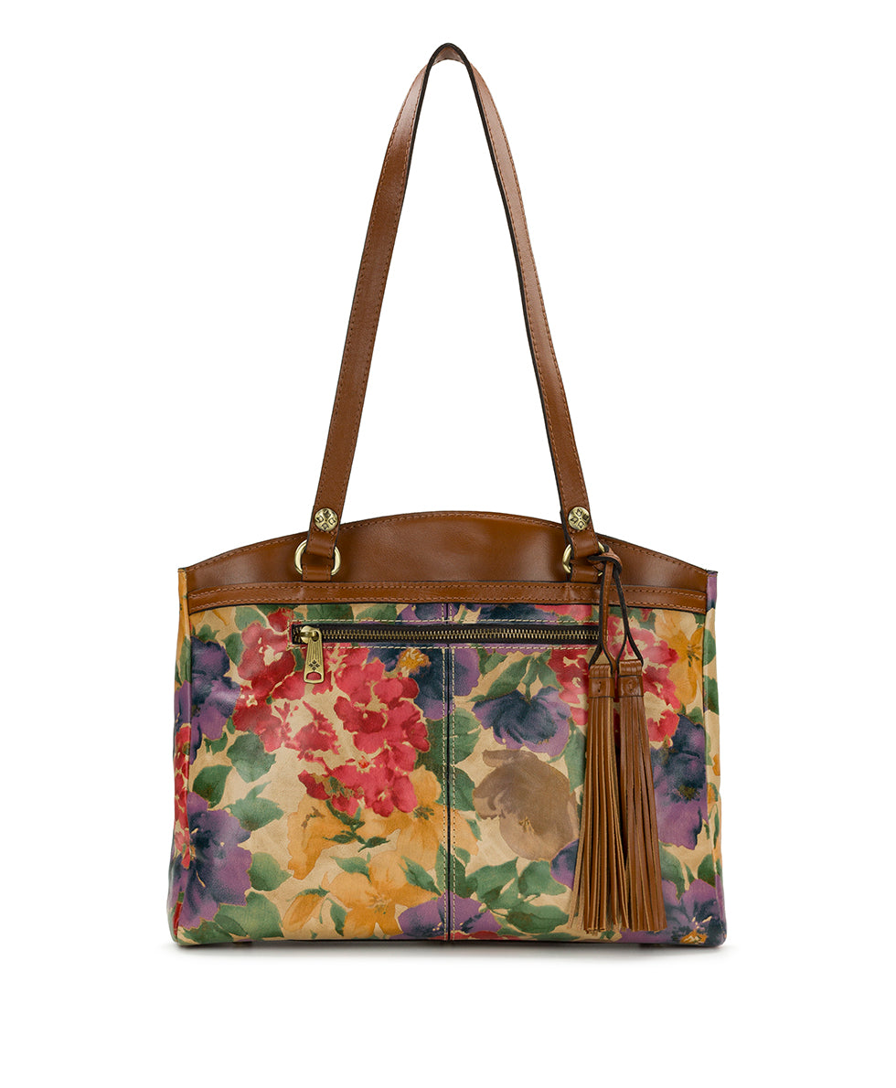 Female - Poppy Tote - French Hydrangeas - french hydrangeas - by Patricia Nash - View 1 of 4