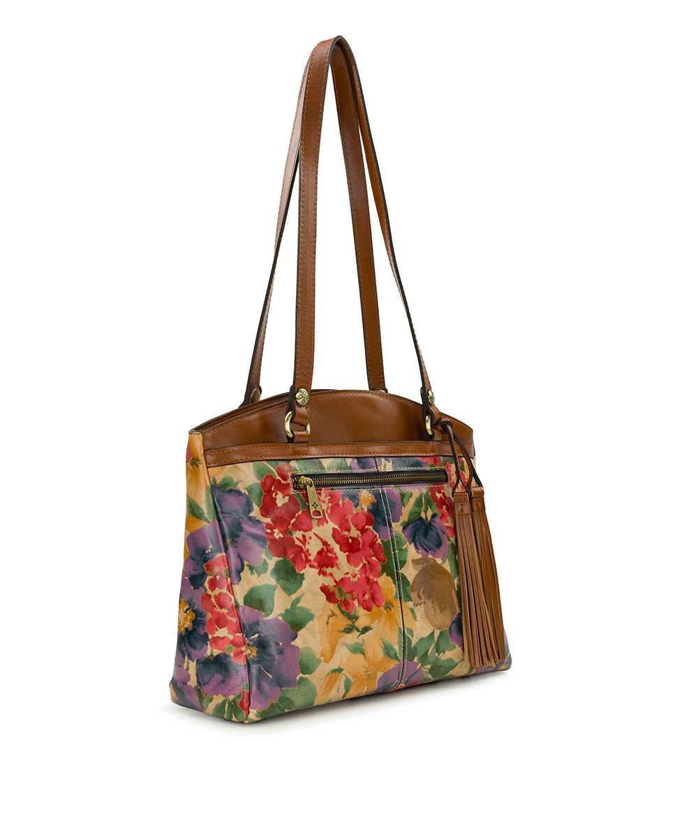 Female - Poppy Tote - French Hydrangeas - french hydrangeas - by Patricia Nash - View 3 of 4