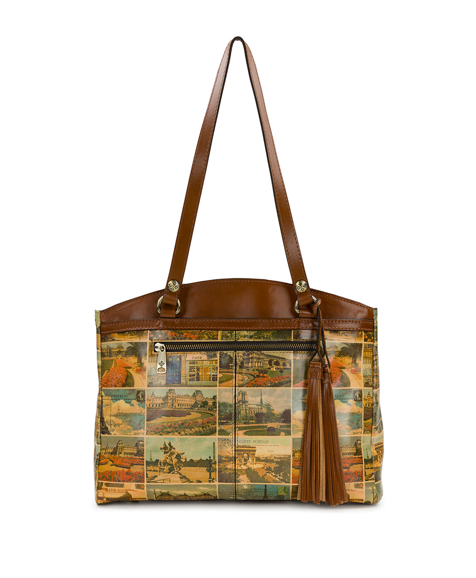 Female - Poppy Tote - Postcards From Paris - postcards from paris - by Patricia Nash - View 1 of 4