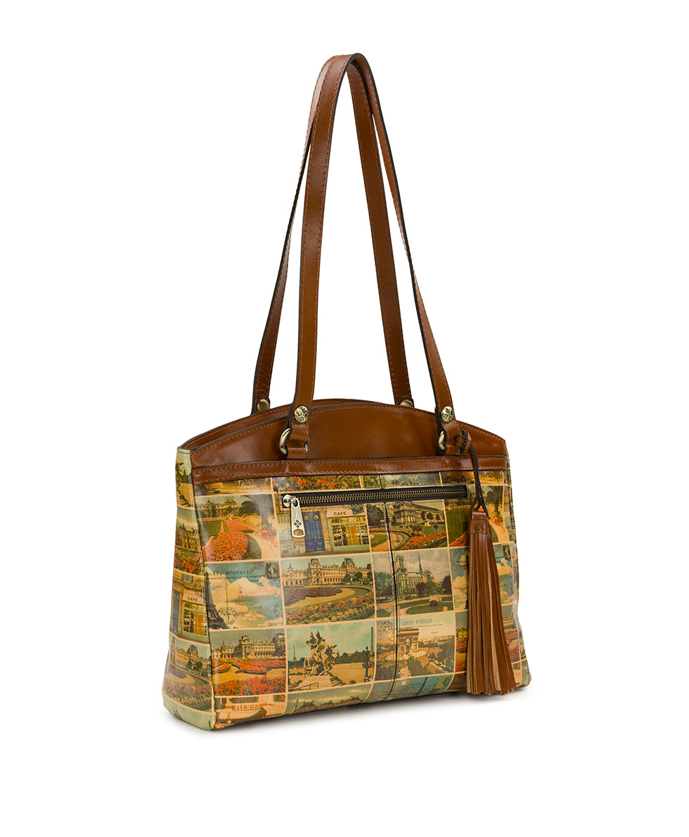 Female - Poppy Tote - Postcards From Paris - postcards from paris - by Patricia Nash - View 3 of 4