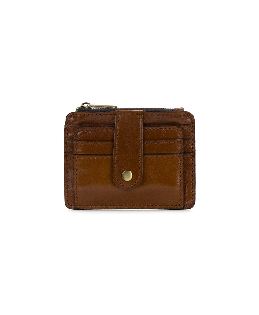 Cassis ID Case - Vintage Distressed Leather – Patricia Nash