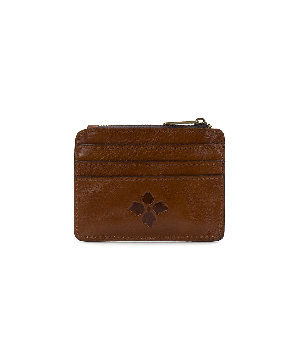 Cassis ID Case - Vintage Distressed Leather - rosewood - by Patricia Nash - View 10 of 30