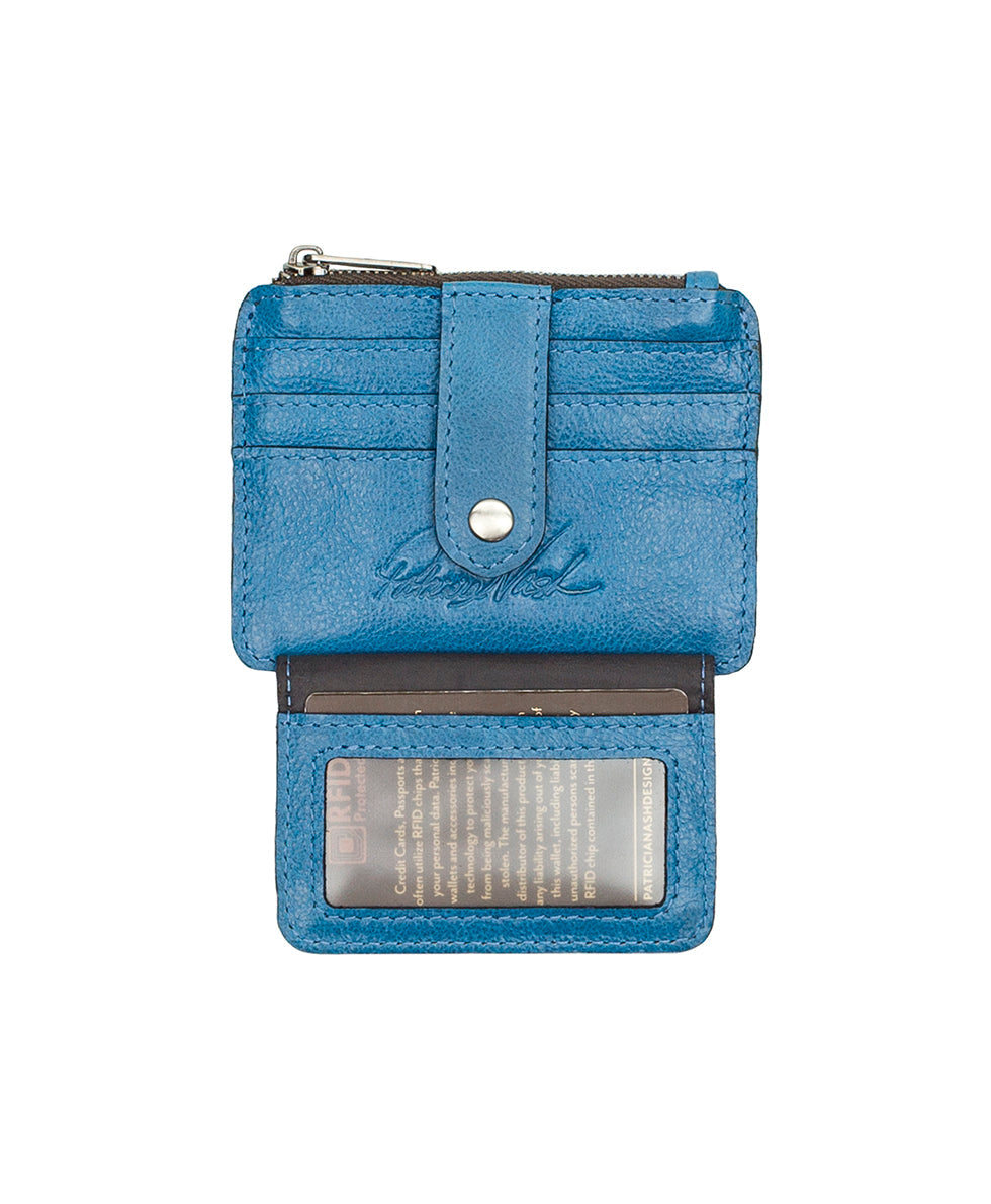 Cassis ID Case - Vintage Distressed Leather - rosewood - by Patricia Nash - View 7 of 30