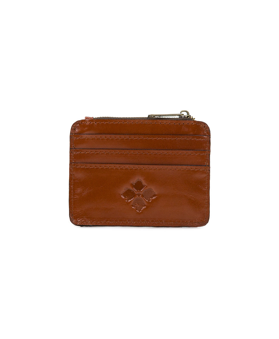 Cassis ID Case - Vintage Vegetable Tanned Colorblock - black / british tan - by Patricia Nash - View 2 of 14